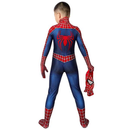 Fantasia Crianças Homem Aranha Clássico Tobey com Lentes Acrílico Infantil Para Traje Festas e Aniversários