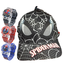Boné e Relógio Infantil Kit Chapéu Menina Menino Personagem Disney Marvel Homem Aranha Patrulha Canina Barbie Moda Praia