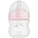 Mamadeira Buba Easy Flow Anticólica 120ml RN Branca Rosa Azul