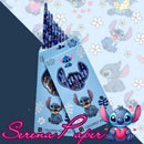 . LÁPIS DE COR STITCH / 12 CORES / PAPELARIA FOFA KAWAII / MATERIAL ESCOLAR