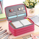Estojo Escolar/Estojo Box/Estojo De Lápis De Quatro Camadas Com 72 Furos /Material Escolar