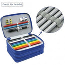Estojo Escolar/Estojo Box/Estojo De Lápis De Quatro Camadas Com 72 Furos /Material Escolar